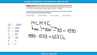 Zadanie 2 | Egzamin Gimnazjalny - Matematyka | 2018