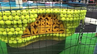 Tennis in Times Square, GMA Open in Honor of US Open