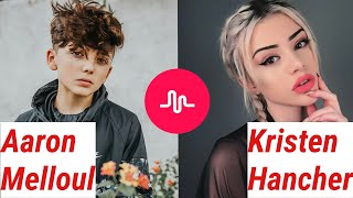 AARON MELLOUL vs. KRISTEN HANCHER Musical.ly Compilation