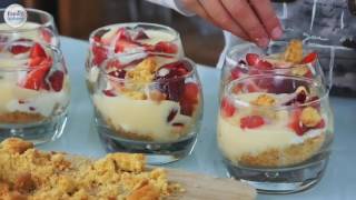 Idée recette : le tiramisu aux fraises et aux palets bretons