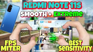 Redmi Note 11s 90FPS BGMI GamePlay Test ⚡⚡ Best Sensitivity + Full Gyro + Smooth + Extreme