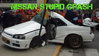 NISSAN Crash Compilation Part.2 - Accident Patrol Skyline R34 Silvia S15 Primera Qashqai X-trail