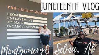 Travel Vlog #3 | BLACK HISTORICAL SITES IN ALABAMA|THE LEGACY MUSEUM & THE LYNCHING MEMORIAL