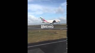 Emirates Flight Landing