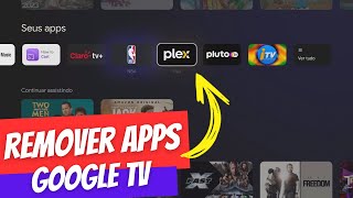 Como desinstalar apps da sua smart tv com sistema Google tv Dica rápida !