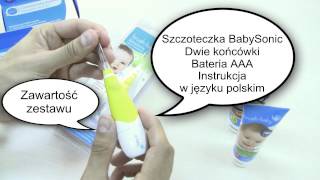 BrushBaby BabySonic - szczoteczka soniczna dla dzieci. Test, opinie, recenzja.