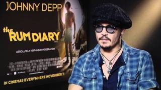 Rum Diary interview with Johnny Depp