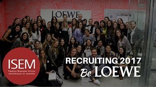 Un día trabajando en LOEWE- Recruiting BeLOEWE 2017