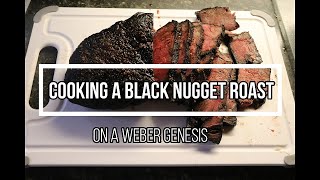 COOKING A BLACK NUGGET ROAST ON A WEBER GENESIS GRILL