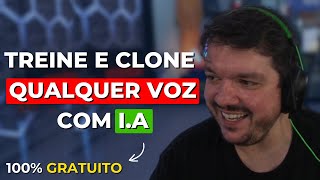 Como treinar e clonar qualquer voz com IA (Fácil e rápido) *desatualizado*