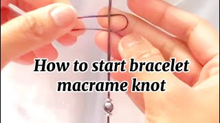 How to make macrame knot for beginners