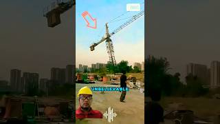 Tower crane is perfect machine to construct skycraper #towercrane #construction #technology