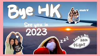 [VLOG] 26 hours of flights?! The day I left Hong Kong... See you in 2023!!!