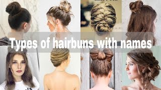 Types of hair buns with names for girls || Trendz fashion corner