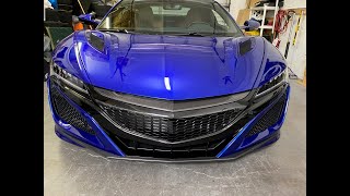 2017 Acura NSX CF Nose Beak + Upgrade Horn with Bumper Removal DIY