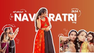 Navratri week❤️🤌🏻+garba nights💃🏻✨+abhivyakti🫶🏻 | all about navratri 2k24❤️🎊