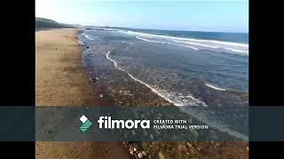 Drone footage of Cambois, Northumberland