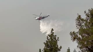 Coulson Aviation's S61 Battles the Caldor Fire in Christmas Valley