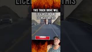 Truck driver road raging