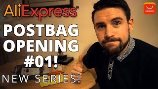 AliExpress Postbag #01 - Post bag opening of electrical items from China, AliExpress, Banggood