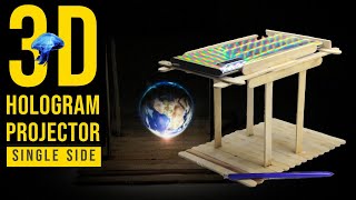 DIY 3D hologram projector | single side hologram projector #diy #hologram #3d #howto #makesimples