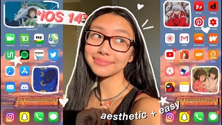 *IOS 14* WHATS ON MY IPHONE + AESTHETIC CUSTOMIZATION (easy & functional)