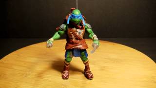 TMNT Ninja Turtles 2014 LEONARDO movie line. Toy review