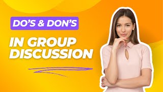 Do's and Don'ts in group Discussion by #surekha Sitaram #groupdiscussions #newzeninfotceh