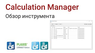 Обзор инструмента Calculation Manager