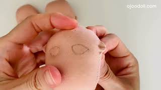 Tutorial doll eyes /  How To Sew doll eyes  /인형눈만들기 /