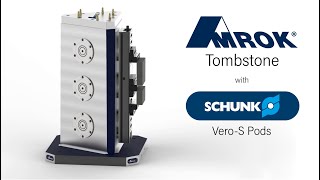 AMROK CNC Tombstone featuring SCHUNK VERO-S Workholding