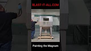 Painting the Magnum in the Paint Booth