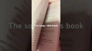 This song = this book #books #booktok #booktube #reading #taylorswift #ts