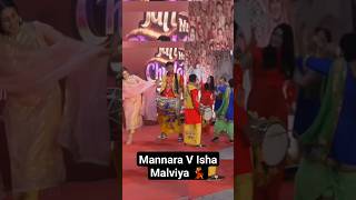 Mannara Chopra V Isha Malviya dance Moments ❤️#shorts