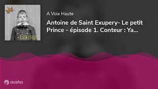 Antoine de Saint Exupery- Le petit Prince - épisode 1. Conteur : Yannick Debain