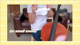 How to clean your cello