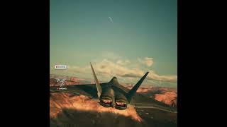 Enemy Jet Destroyed | F 22 Raptor | Ace Combat 7 #shorts #acecombat7