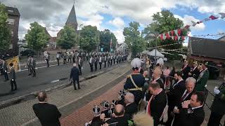 Abmarsch zur Parade am Montag, Schützenfest Neuss Weckhoven 2024