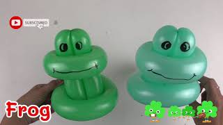 One Balloon Frog - Balloon Animal Bir Balon Kurbağa - Balon Hayvanı Katak Satu Balon - Hewan Balon