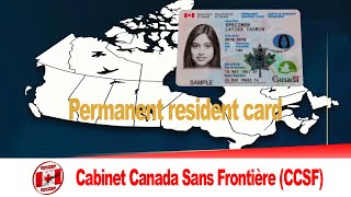 #canada #immigration | Permanent resident card |