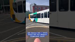 Stagecoach Local - ADL Enviro 300 (27273): Route X24 for Newport