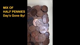 Rare Discovery: Old Half Pennies Collection Unveiled