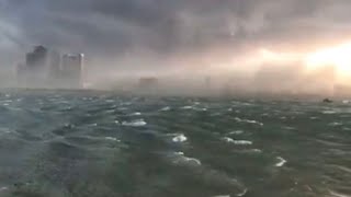 Storm over Phnom Penh Skylines