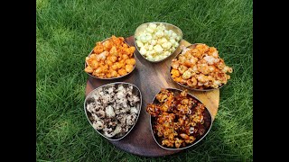 5 प्रकारचे पॉपकॉर्न ||5 Different Flavours of Popcorn || Caramel Popcorn ||Chocolate Popcorn