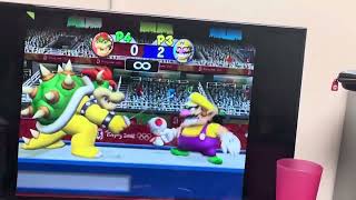 M&S at the Olympic Games Fencing (Luigi vs Peach vs Wario) + Bowser fails