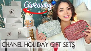 CHANEL HOLIDAY GIFT SET 2022 HAUL & *GIVEAWAY* 😍 | #Unboxing ft. Dior