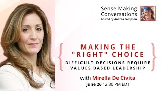 Mirella De Civita | Sense Making Conversations: Don't trust your mind when making decisions