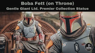 Gentle Giant Ltd Boba Fett on throne Premier Collection statue review