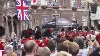 Coldstream Guards In Hesdin, France, 18th Sept 2014