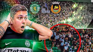 POLÍCIA INVADE CLAQUE E SPORTING VENCE